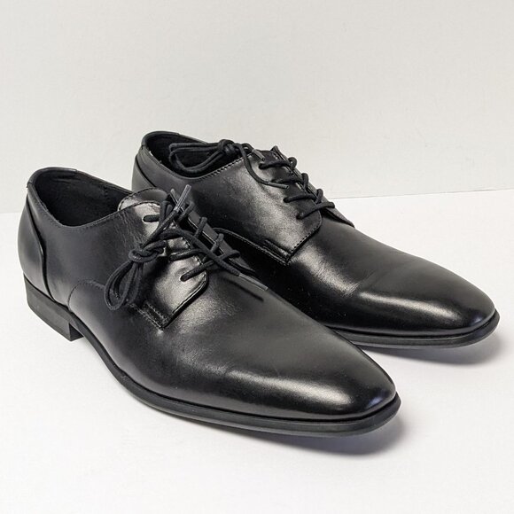 Lucca Dress Shoe, Black Leather, Men´s 11 M